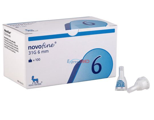 Insulin Injection needle , Novofine , 31 G 6 mm ( 100/pack)